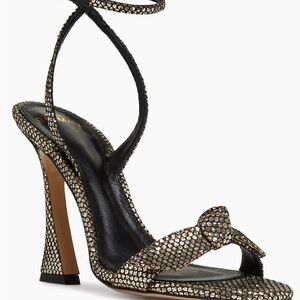 Alexandre Birman Elegant Black and Golden Women's Heels